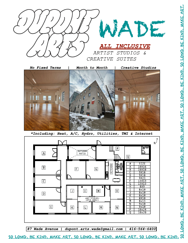208 - 87 Wade Ave, Toronto, ON floorplan