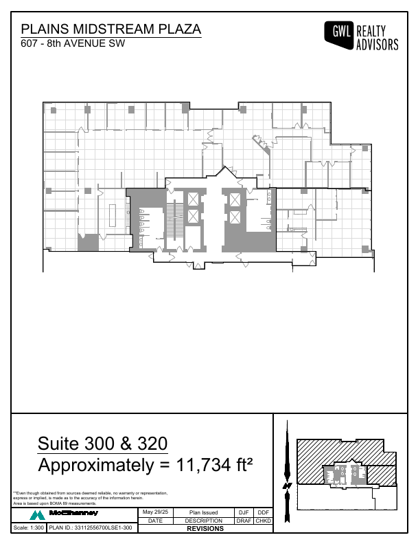 320 - 607 8 Avenue Southwest, Calgary, AB floorplan