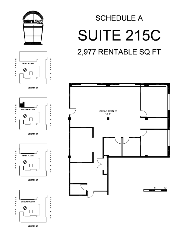 215C - 219D Dufferin Street, Toronto, ON floorplan