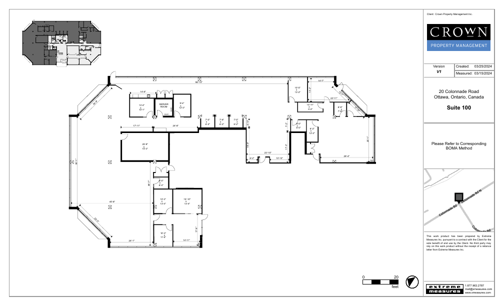 100 - 20 Colonnade Road, Ottawa, ON floorplan