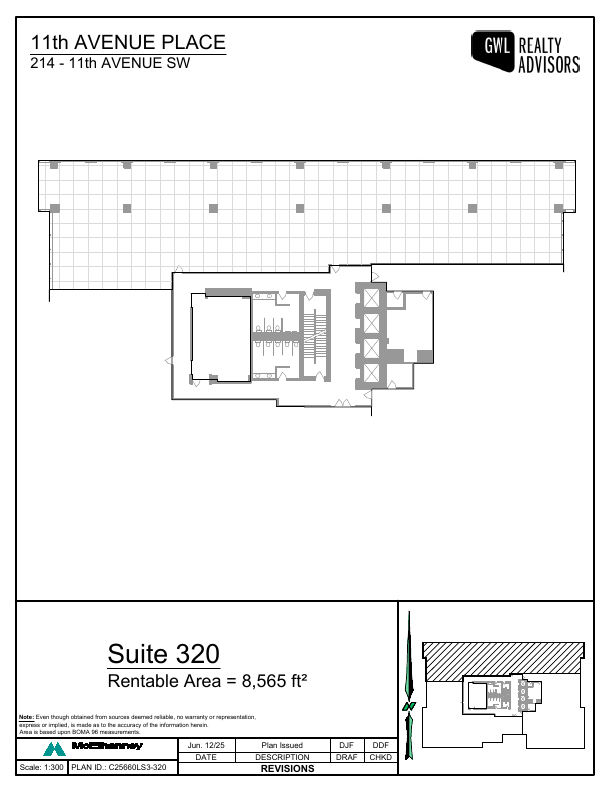 320 - 214 11 Avenue Southwest, Calgary, AB floorplan