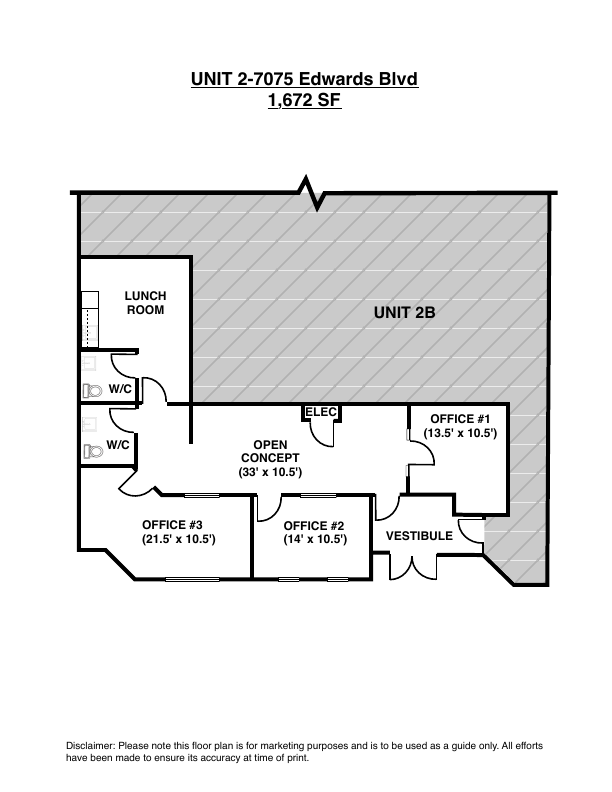 2 - 7075 Edwards Blvd, Mississauga, ON floorplan