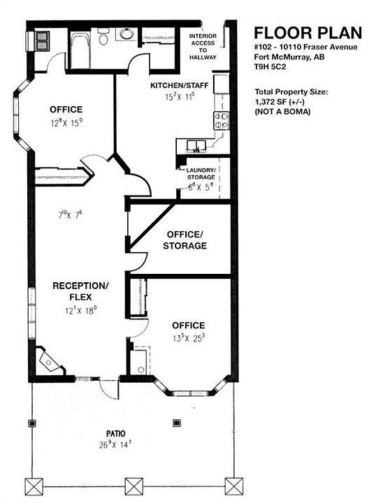 102 - 10110 Fraser Avenue, Fort McMurray, AB
