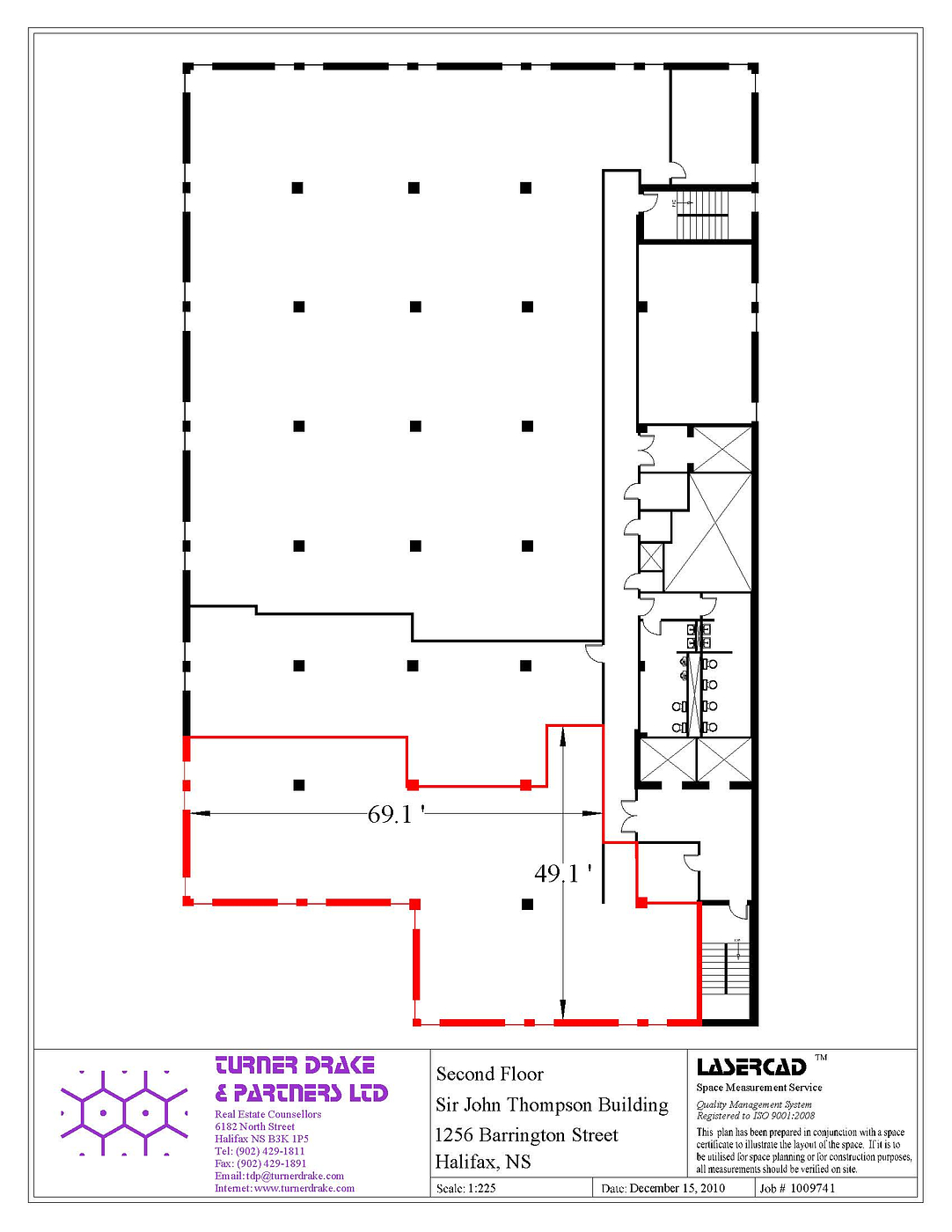 203 - 1256 Barrington St, Halifax, NS floorplan