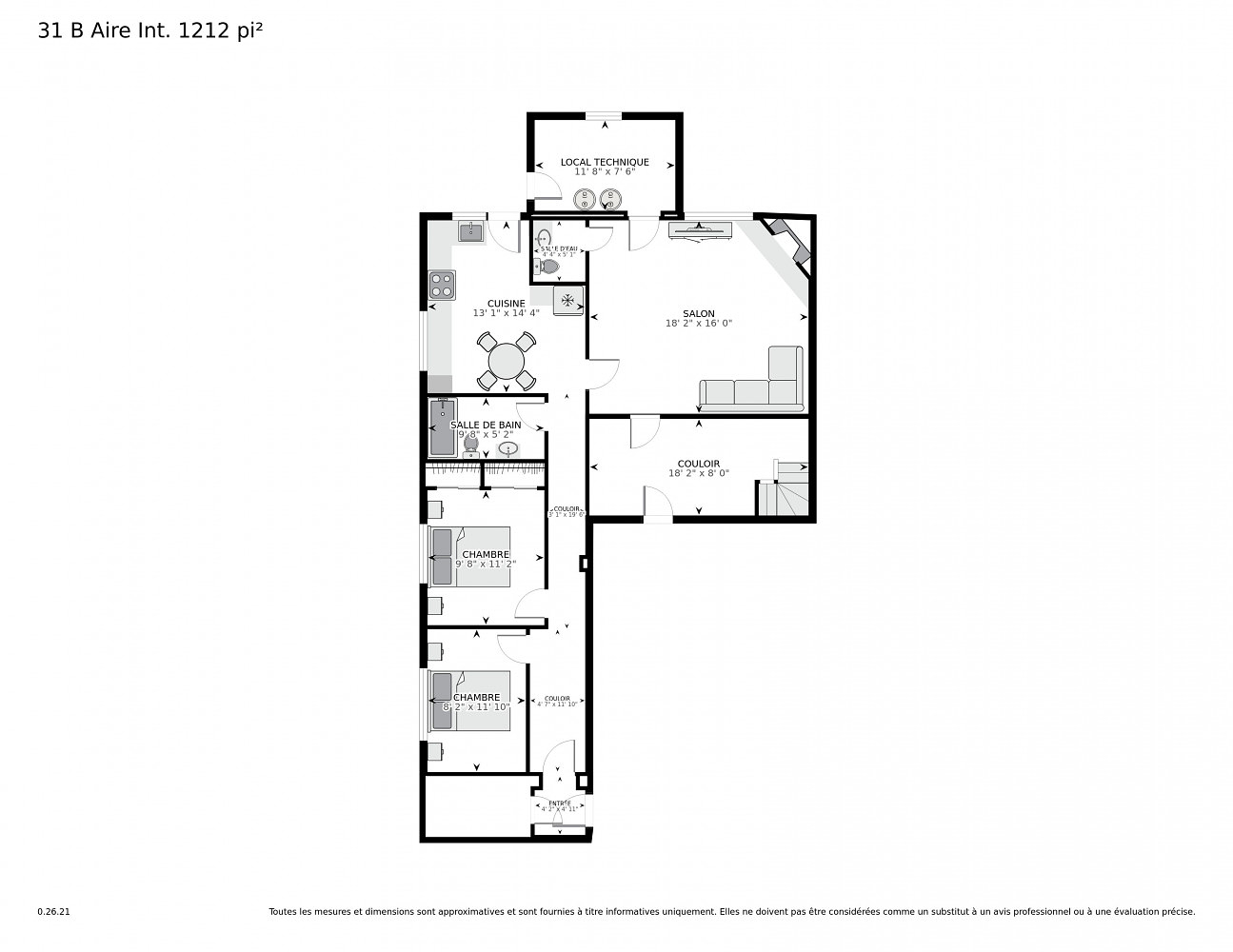 3 - 31 Rue Northview, Montréal-Ouest, QC floorplan