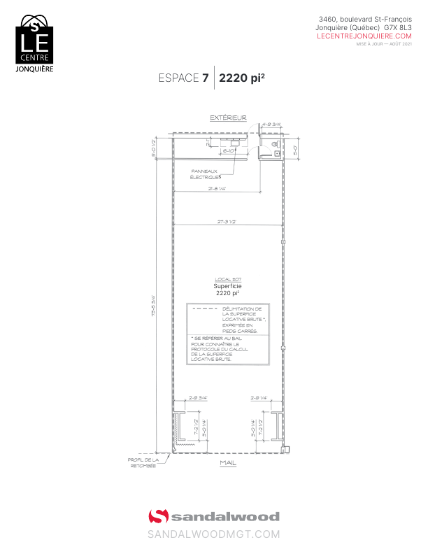 0007 - 3460 Boulevard Saint François, Saguenay, QC floorplan