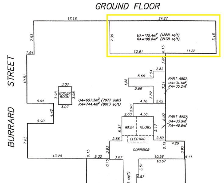 1830 West 5th Avenue, Vancouver, BC floorplan