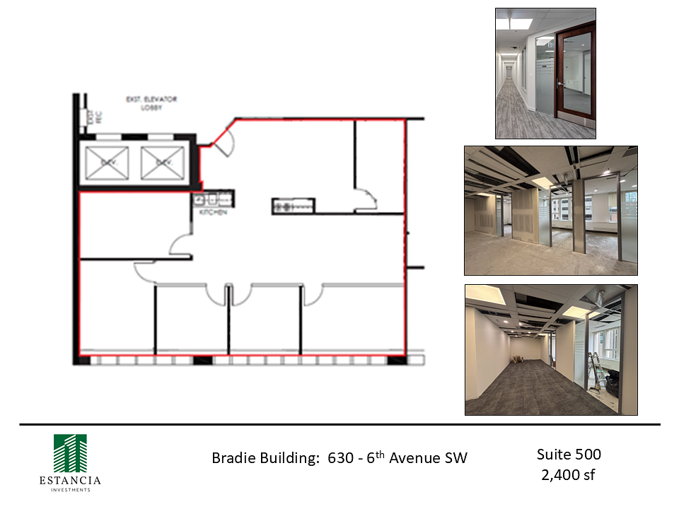 500 - 630 6 Avenue Southwest, Calgary, AB floorplan