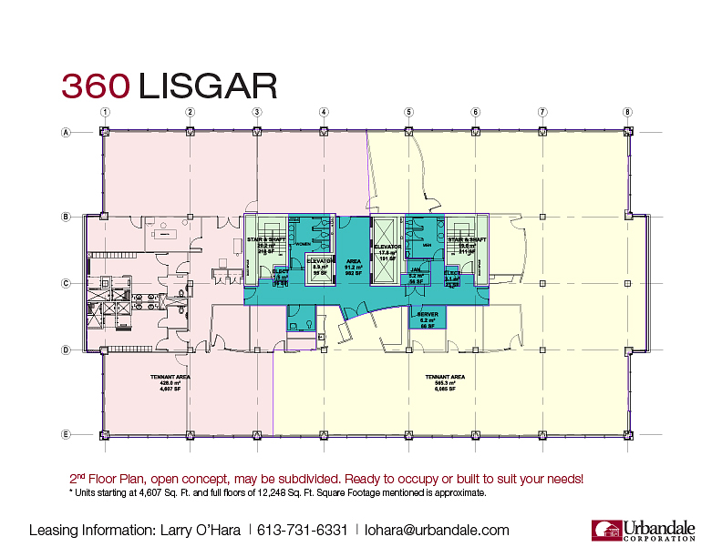 2nd Floor - 360 Lisgar Street, Ottawa, ON floorplan