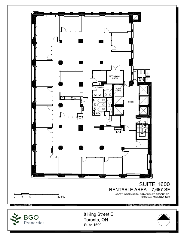 1600 - 8 King Street East, Toronto, ON floorplan