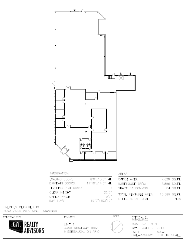 1-3350 - 3350 Ridgeway Drive, Mississauga, ON floorplan