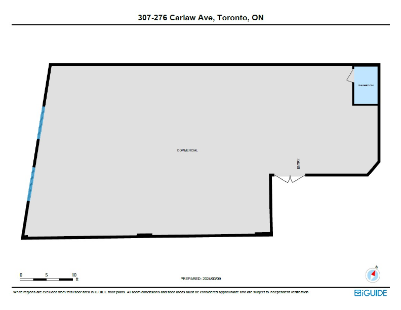 307 - 302 Carlaw Avenue, Toronto, ON floorplan
