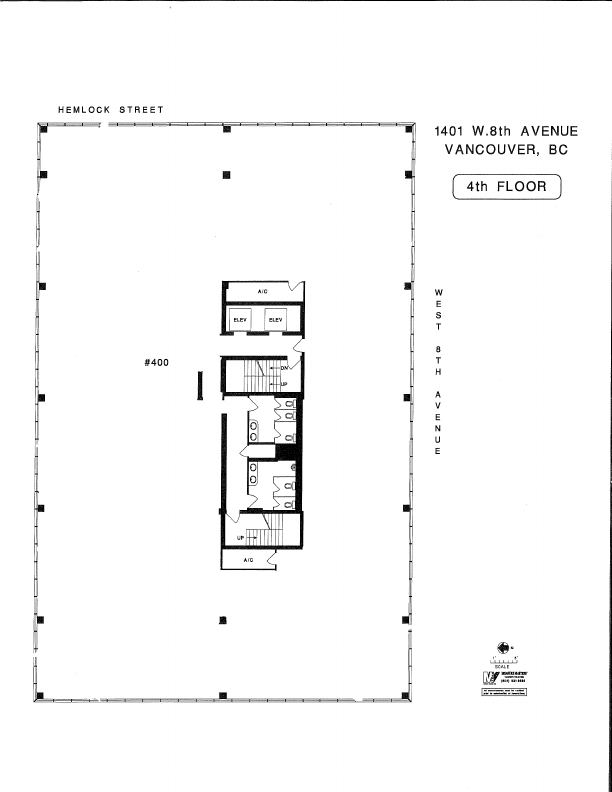 400 - 1401 West 8th Avenue, Vancouver, BC floorplan