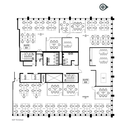 600 - 1155 West Pender Street, Vancouver, BC floorplan