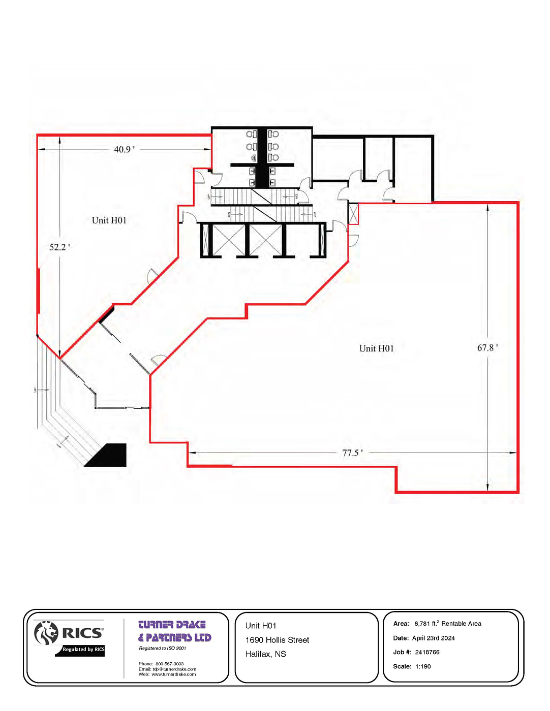 All Units - 1690 Hollis St, Halifax, NS floorplan