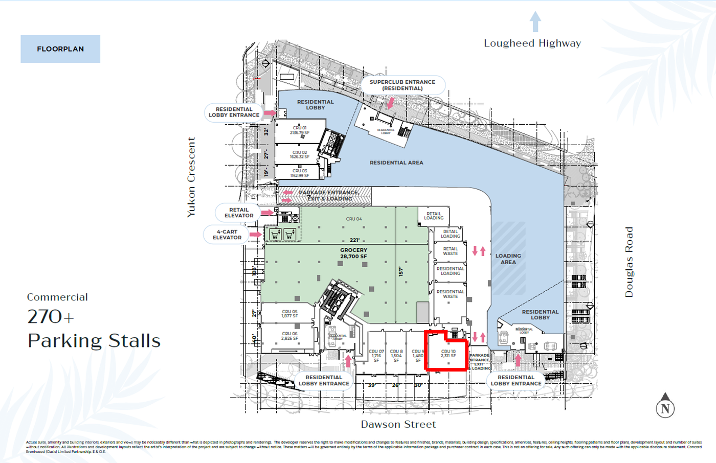 CRU 10 - 2228 Yukon Crescent, Burnaby, BC floorplan