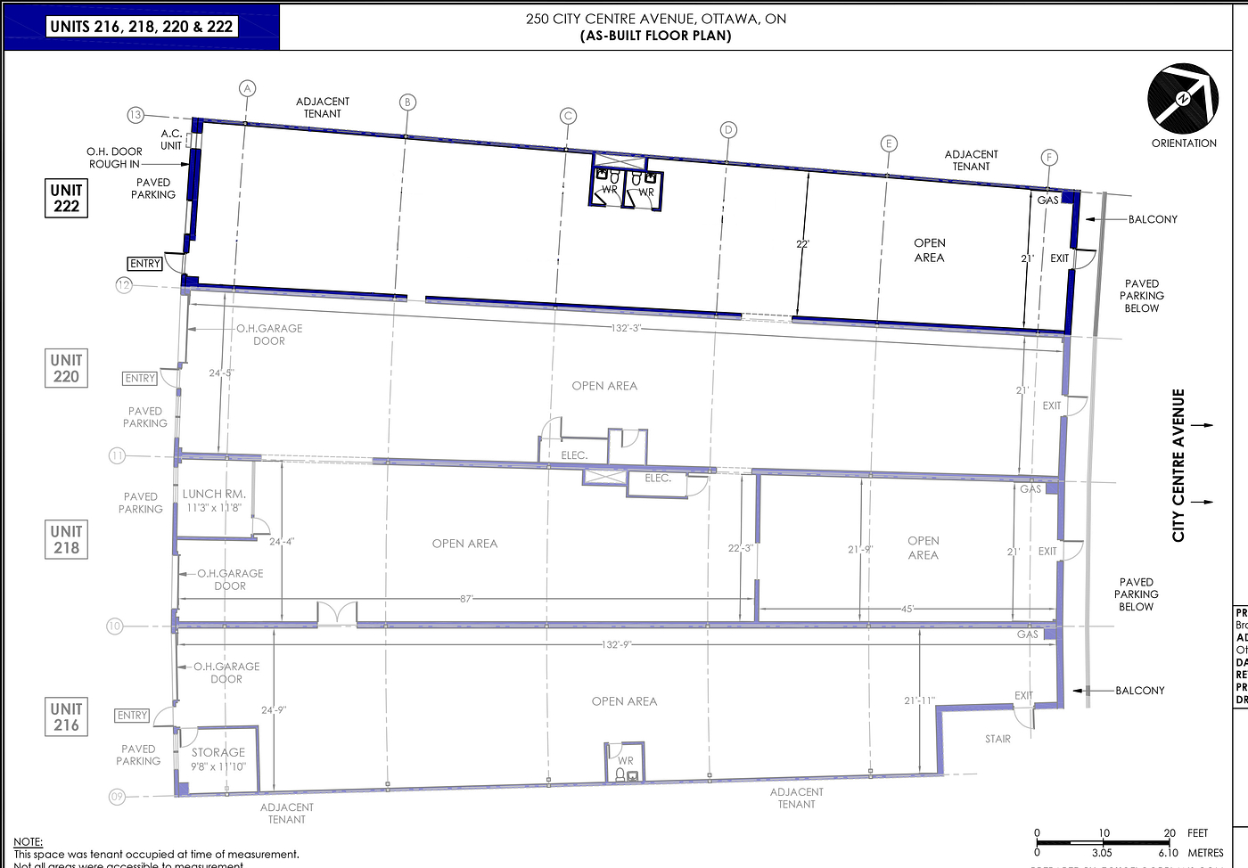 Bay 222 - 250 City Centre Avenue, Ottawa, ON floorplan