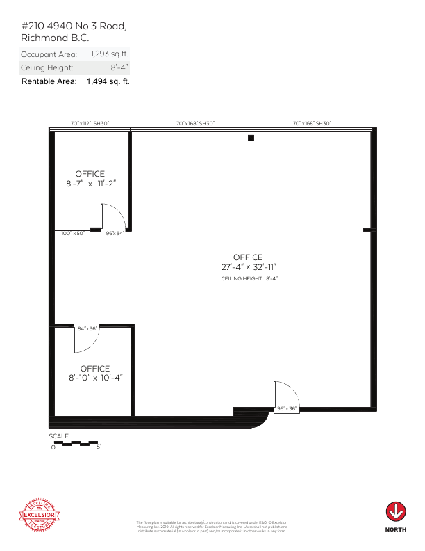 210 - 4940 Number 3 Road, Richmond, BC floorplan