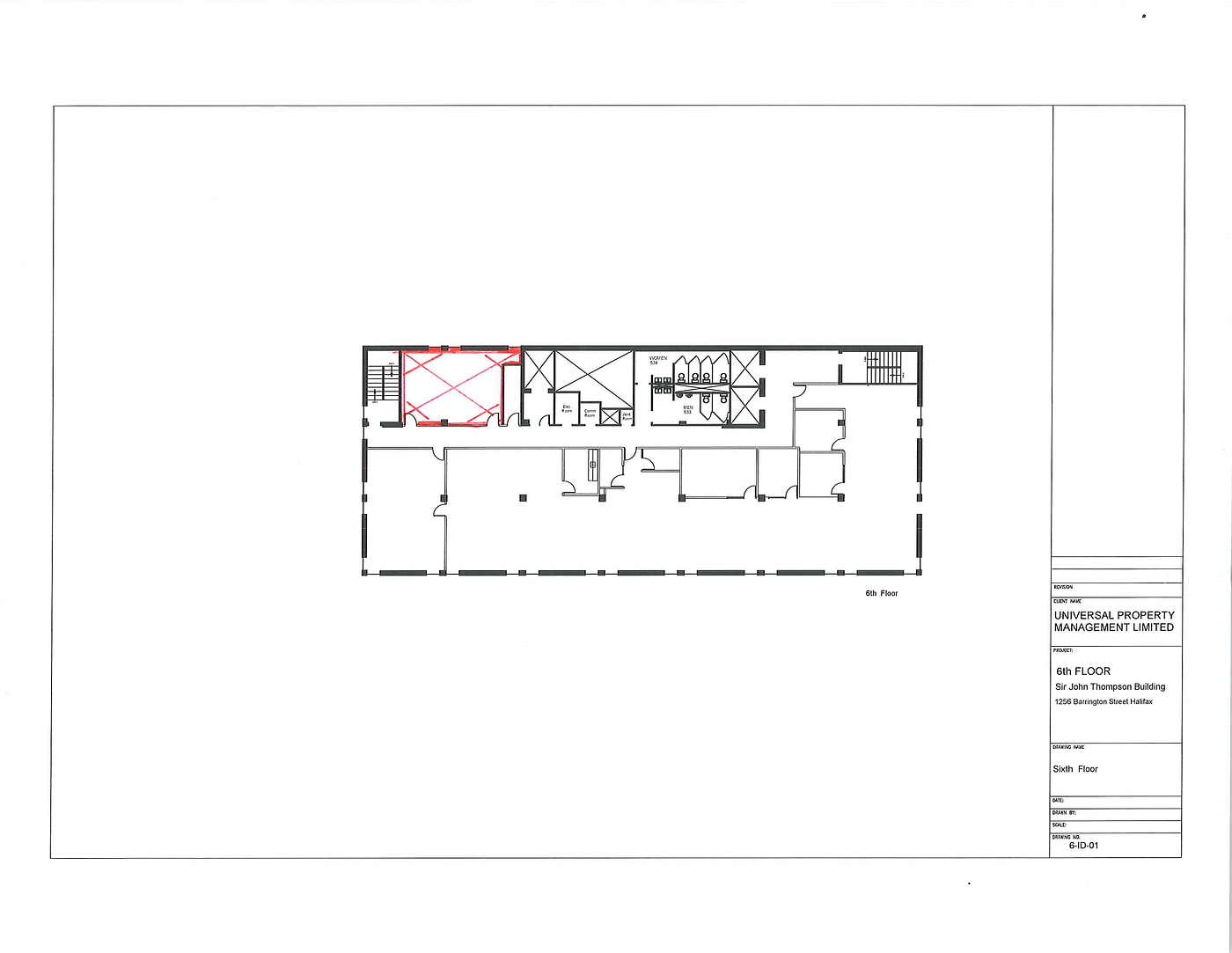 601 - 1256 Barrington St, Halifax, NS floorplan