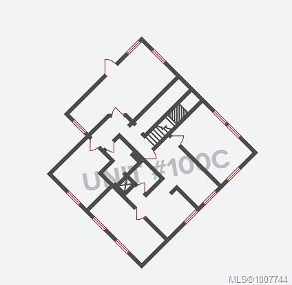 100C - 154 Memorial Ave, Parksville, BC floorplan
