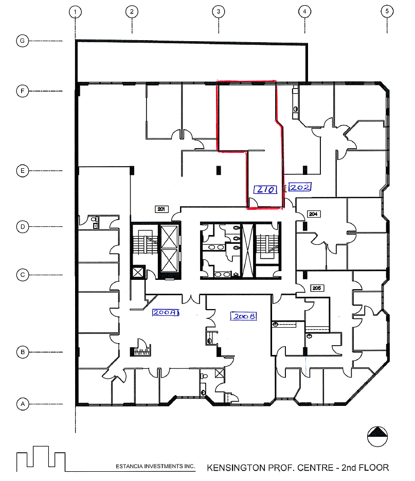 210 - 1228 Kensington Rd NW, Calgary, AB floorplan