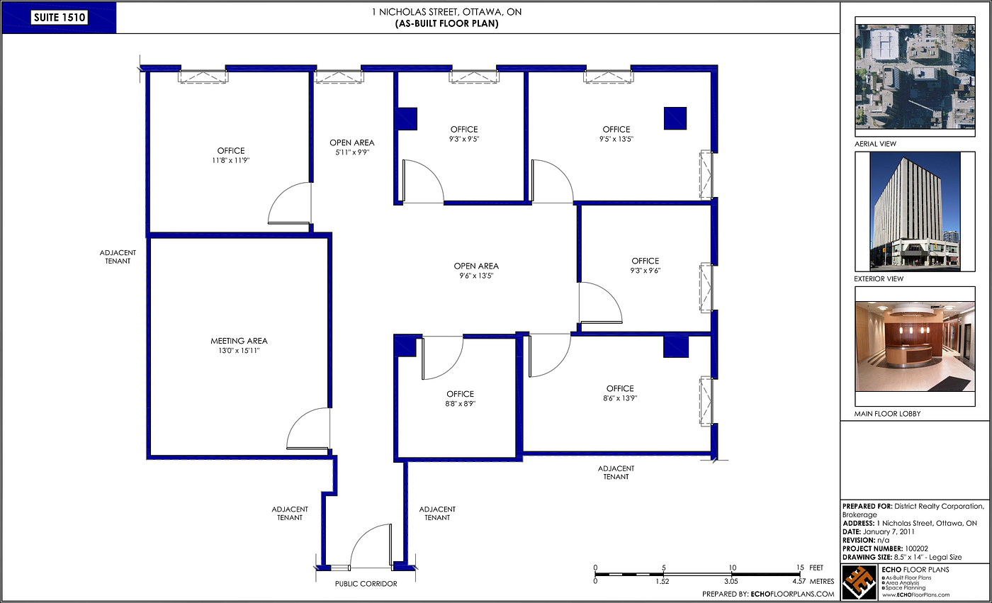 1510 - 1 Nicholas Street, Ottawa, ON floorplan