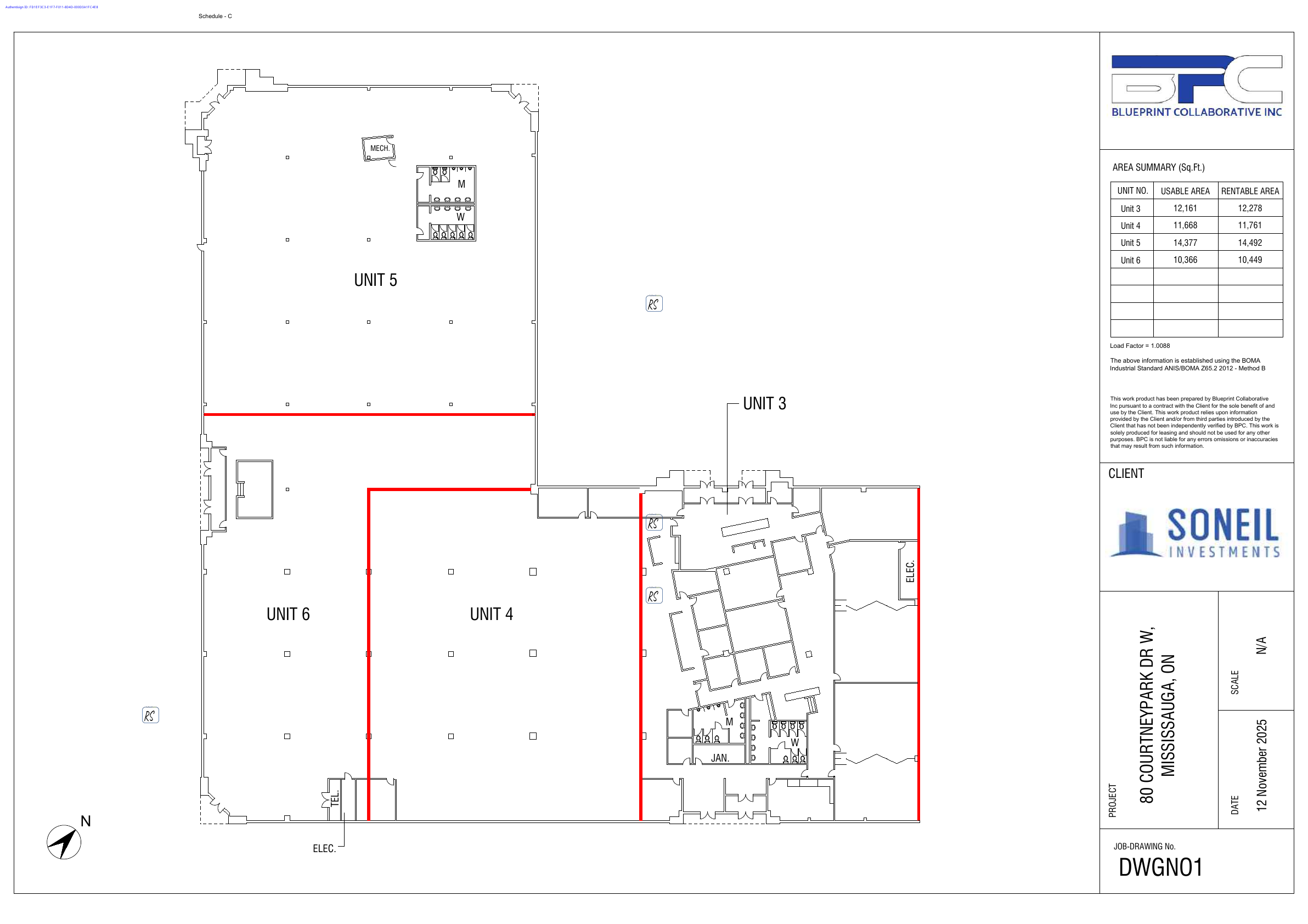 6 - 80 Courtneypark Drive West, Mississauga, ON floorplan