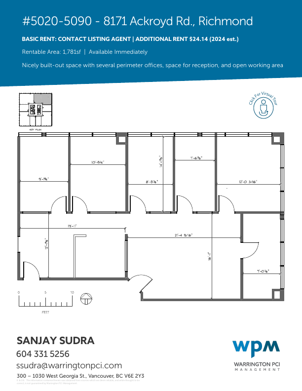 Suite 5020-5090 - 8171 Ackroyd Road, Richmond, BC floorplan