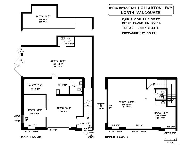 212 - 2411 Dollarton Hwy, North Vancouver, BC floorplan