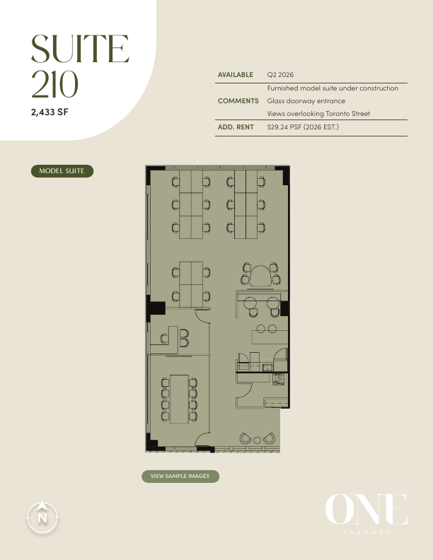 210 - 1 Toronto Street, Toronto, ON floorplan