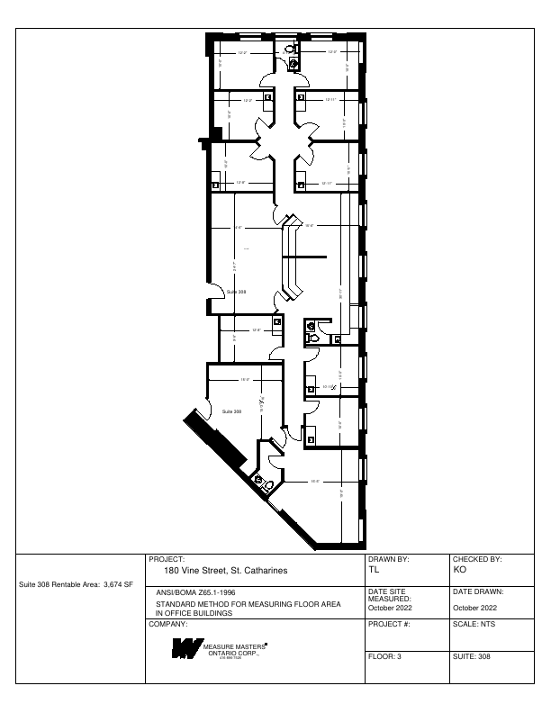 308 - 180 Vine Street South, St. Catharines, ON floorplan