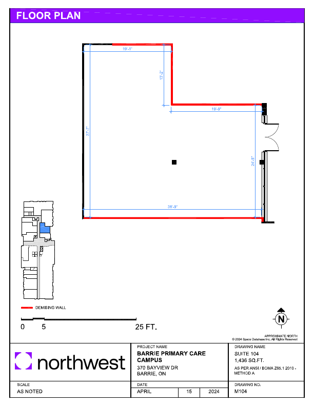 104 - 370 Bayview Drive, Barrie, ON floorplan