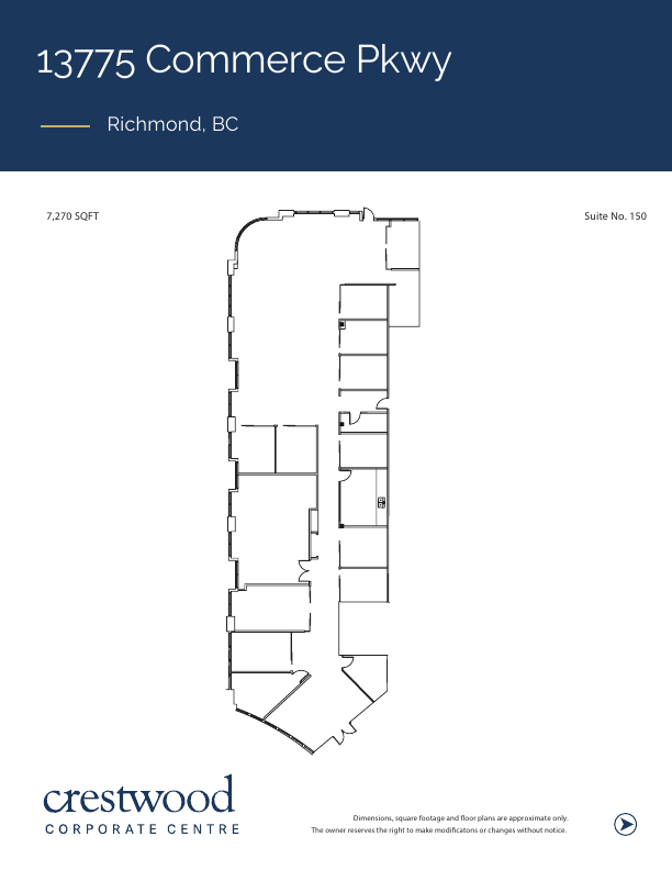 150 - Bldg 7 - 13775 Commerce Parkway, Richmond, BC floorplan