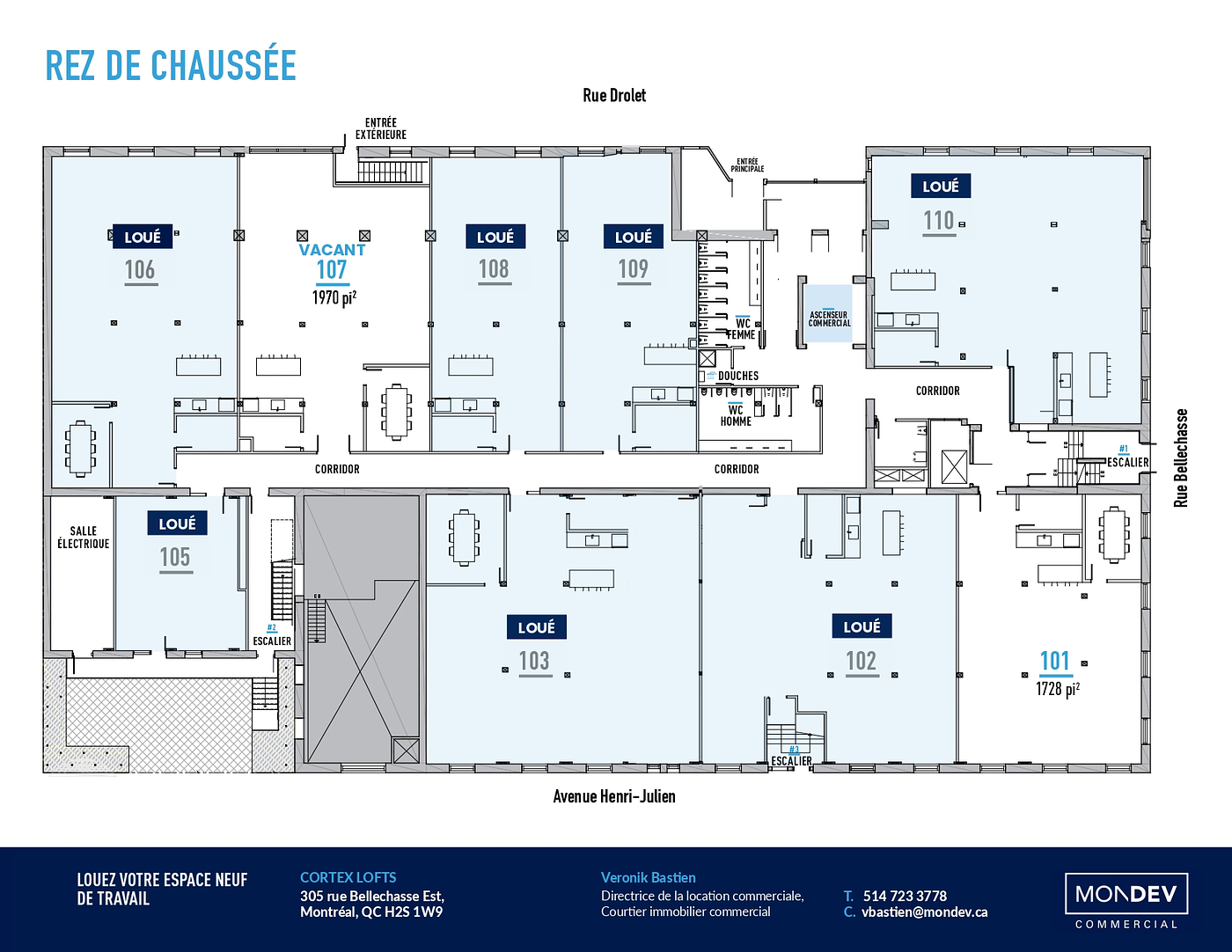 305 Rue de Bellechasse, Montréal, QC floorplan