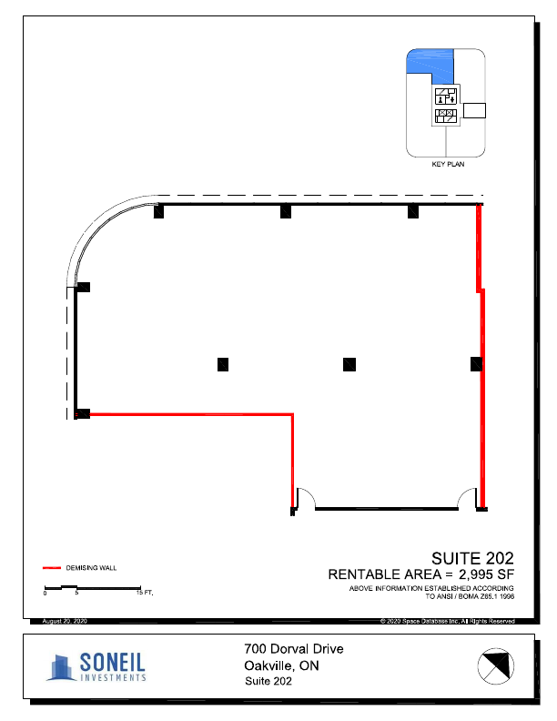 202 - 700 Dorval Dr, Oakville, ON floorplan
