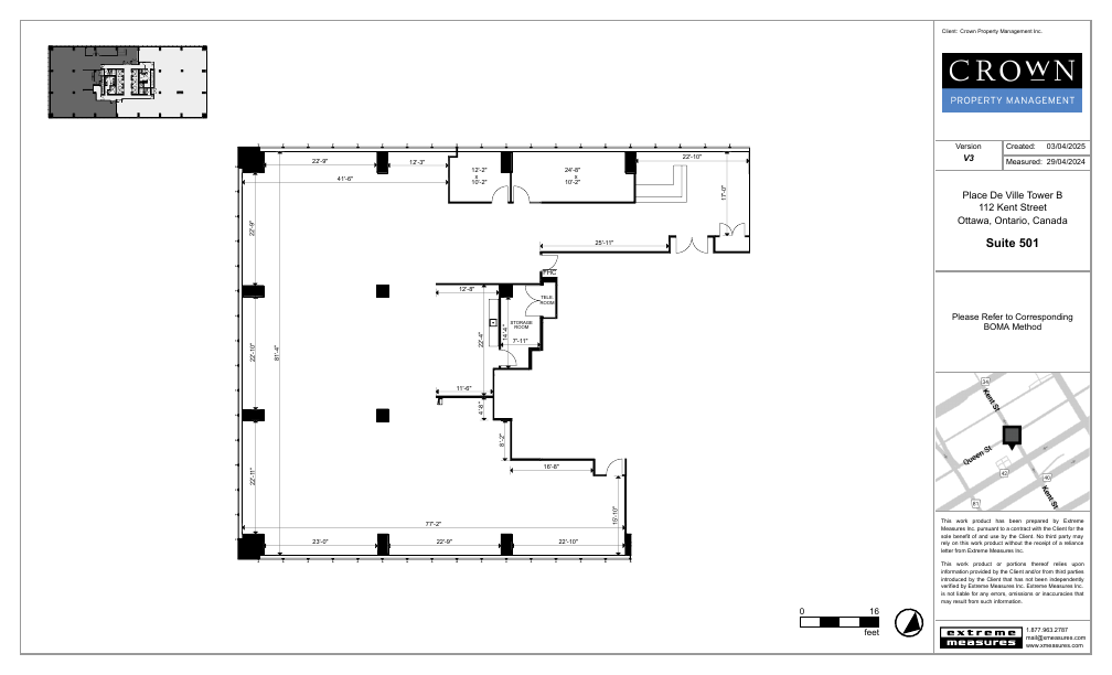 501 - 112 Kent Street, Ottawa, ON floorplan