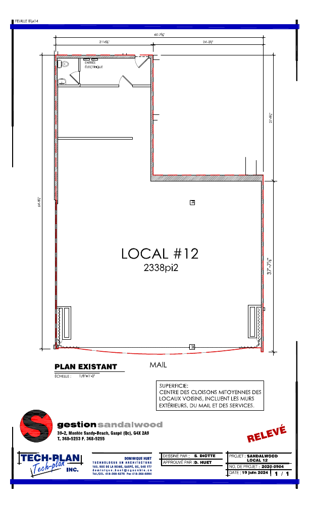 0012 - 2 Montée de Sandy-Beach, Gaspé, QC floorplan