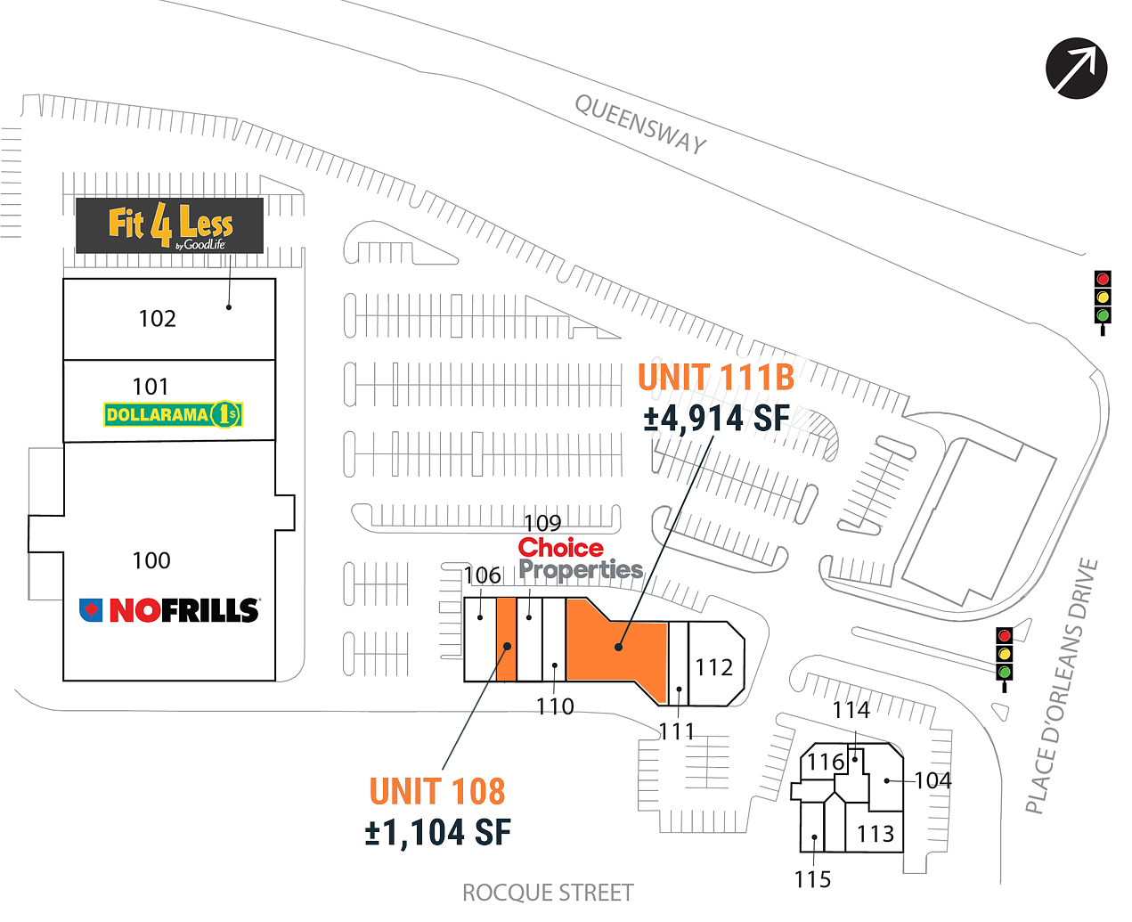 111B - 1226 Place d'Orléans Drive, Ottawa, ON floorplan