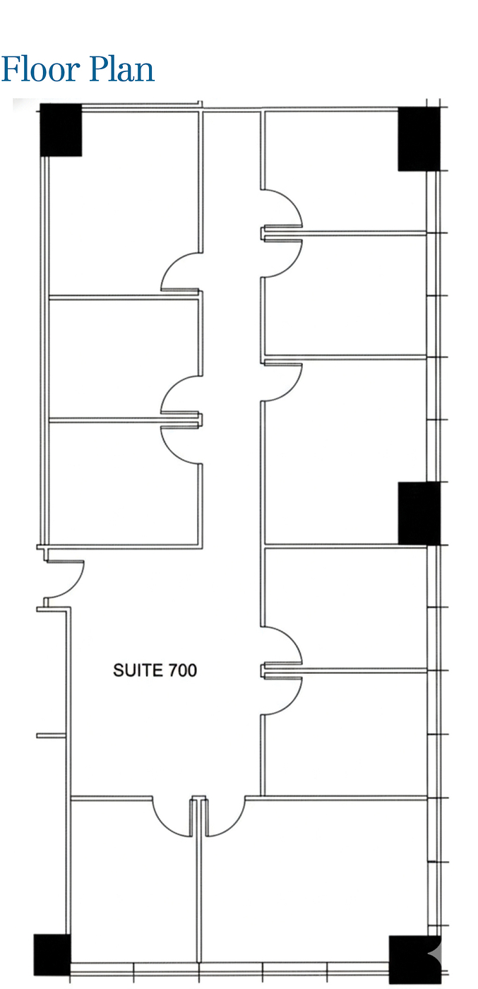 709 - 700 West Pender Street, Vancouver, BC floorplan