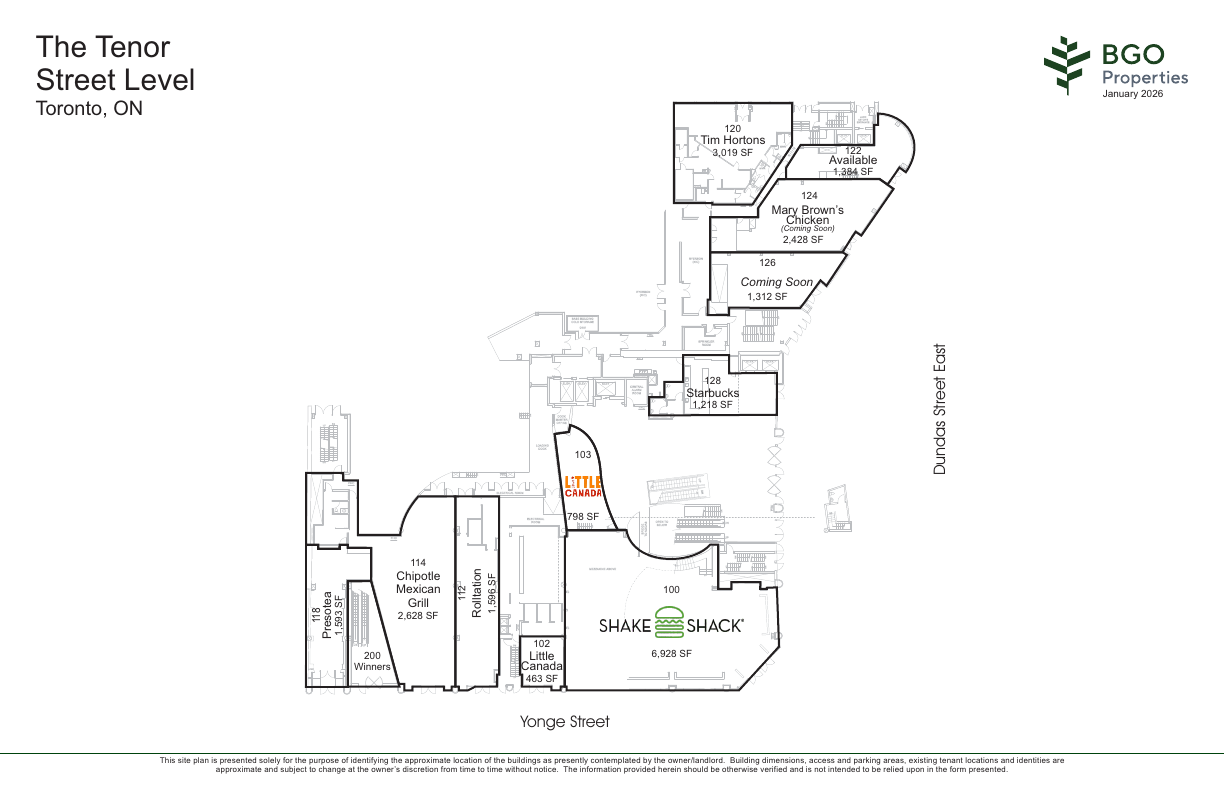 122 - 10 Dundas Street East, Toronto, ON floorplan