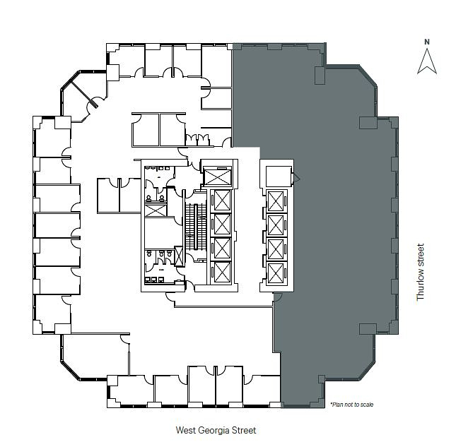 1322/1380 - 1111 West Georgia Street, Vancouver, BC floorplan