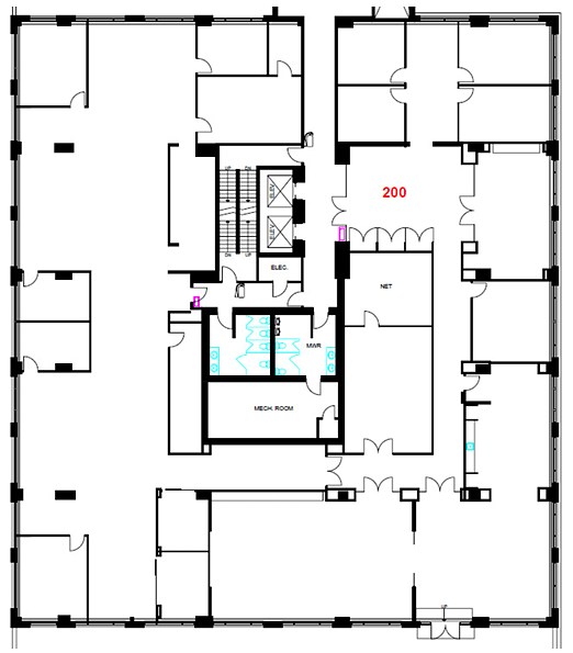 200 - 326 11 Avenue Southwest, Calgary, AB floorplan