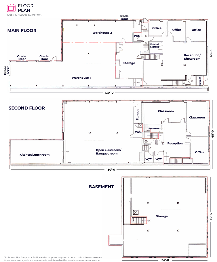 10584 107 Street Northwest, Edmonton, AB floorplan
