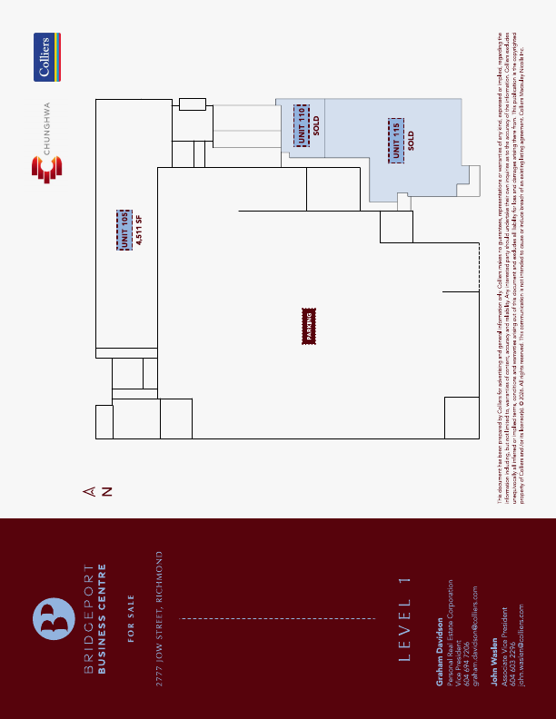 105 - 2777 Jow Street, Richmond, BC floorplan