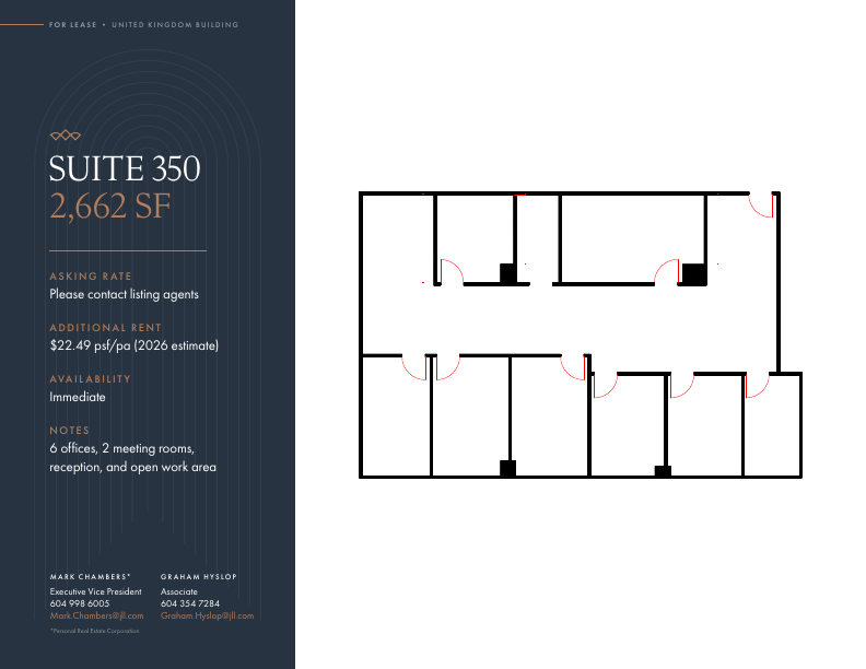 350 - 409 Granville St, Vancouver, BC floorplan