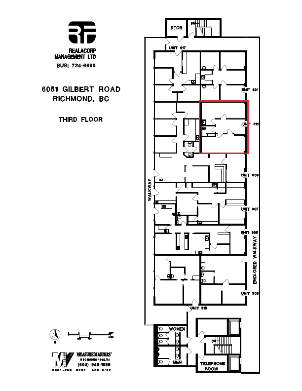 311 - 6051 Gilbert Rd, Richmond, BC floorplan