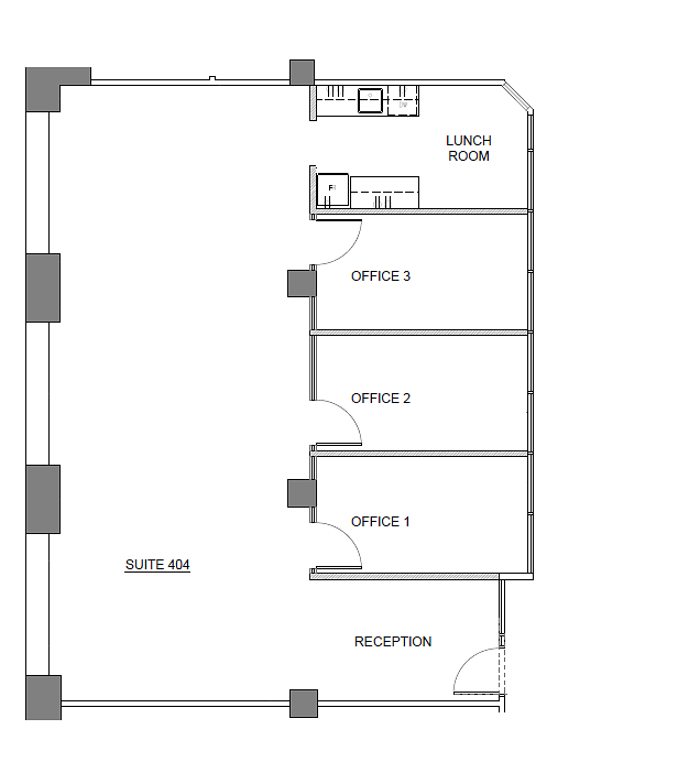 404 - 602 West Hastings Street, Vancouver, BC floorplan