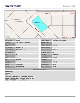 101 1 Avenue Northeast, Vulcan, AB