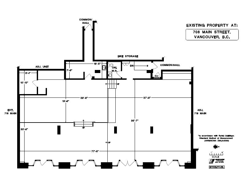 708 Main Street, Vancouver, BC floorplan