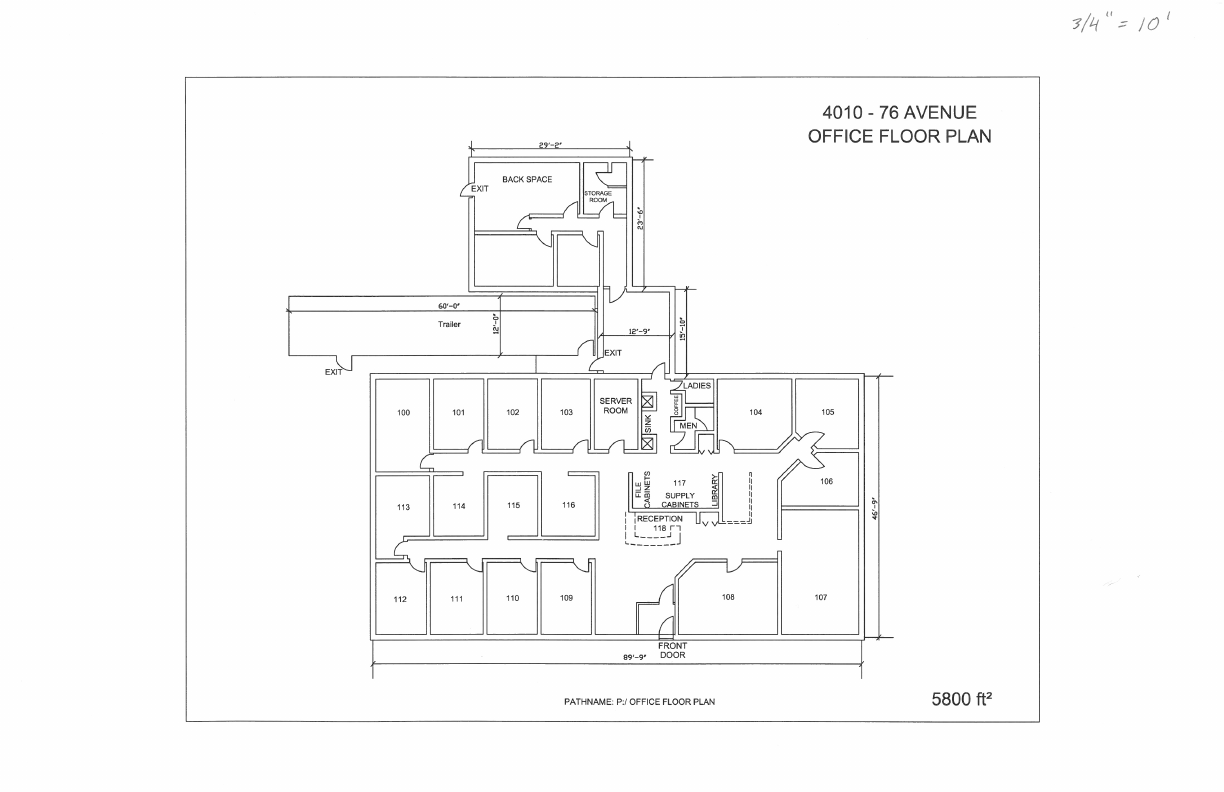 4010 76 Ave NW, Edmonton, AB floorplan